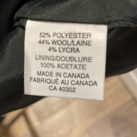 3pc wool/ poly blend suit - fine charcoal grey - Picture 5 of 13